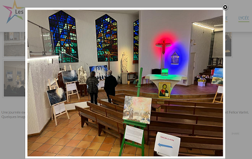 Exposition à la Chapelle de l'Etablissement des Francs-Bourgeois - La Salle