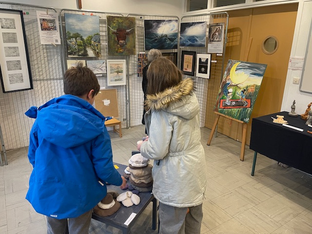 L'exposition des Artistes du quartier La Fontaine 2024