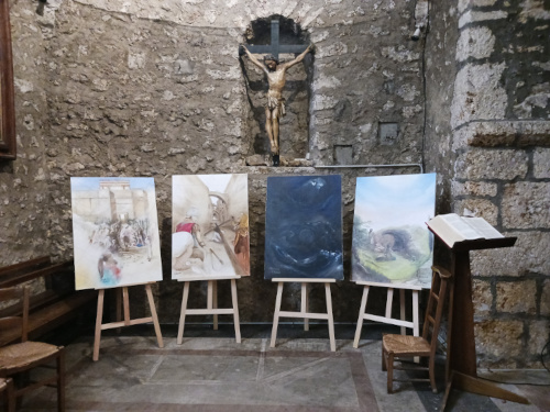 Exposition d'un Chemin de croix à l'Eglise Saint Martin de Chevreuse