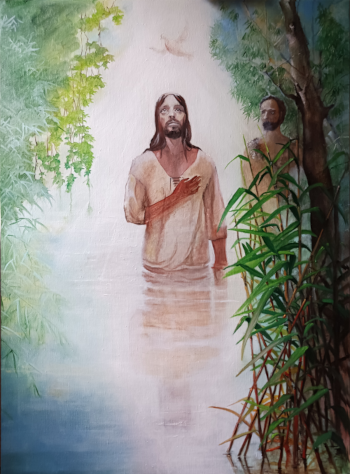 "Le baptême de Jésus" (Marc 1, 10-11)