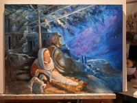 Cr&egrave;che de No&euml;l (Luc 2, 7)