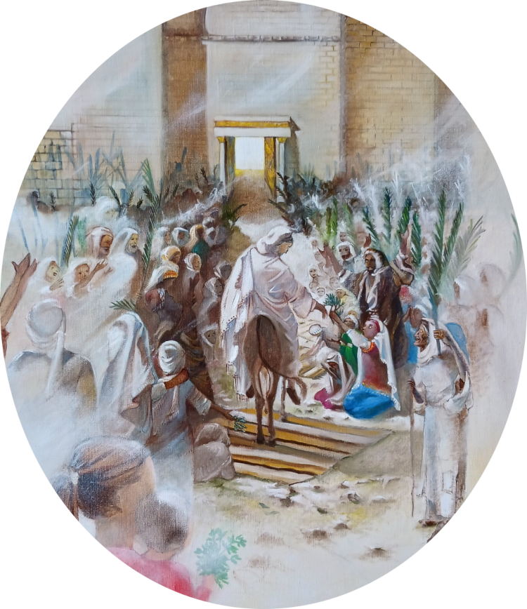 Hosanna ! (Jean 12, 12-15) par Alexandra Domnec