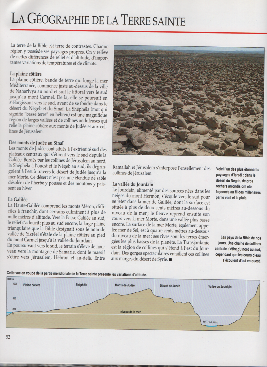 Les Pays de la Bible - Atlas historique