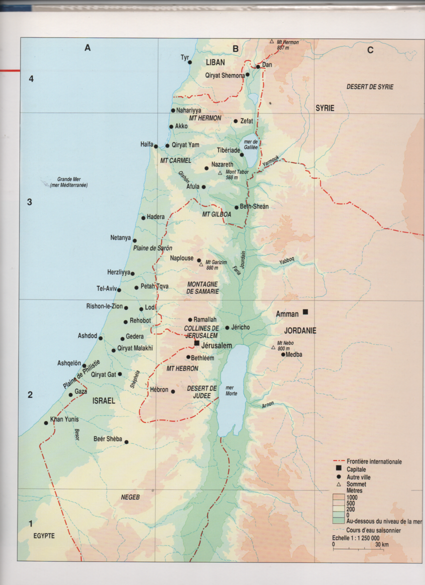 Les Pays de la Bible - Atlas historique