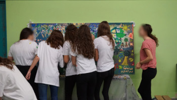 Cr&eacute;ation d'une fresque avec les Secondes